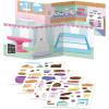 Peaceable Kingdom Reusable Sticker Totes: Sweet Shoppe – 2 Sticker Scenes & Over 80 Reusable Cling Stickers in a Carry Tote – Great for Trips, Errands & on The go! – Fun Quiet time Activity for Kids