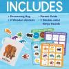 World of Eric Carle: Animal Bingo Game – Wooden Toddler Bingo Set Featuring Brown Bear – Learn Animal Sounds, Movements, Colors & Matching – Preschool Game for Ages 2+