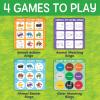 World of Eric Carle: Animal Bingo Game – Wooden Toddler Bingo Set Featuring Brown Bear – Learn Animal Sounds, Movements, Colors & Matching – Preschool Game for Ages 2+