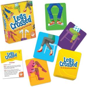 MindWare Legs Crossed – The Silly Get-Up & Go-Fish Card Game for Kids & Adults