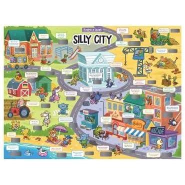 imageMindWare Scratch Off Poster ScratchALaugh Silly City
