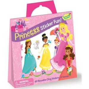 Peaceable Kingdom Sticker Fun! Princess Reusable Sticker Tote
