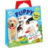 Peaceable Kingdom Reusable Sticker Totes: My Pet Puppy – 2 sticker scenes & over 65 reusable cling stickers in a carry tote – Great for trips, errands & on the go! – Fun quiet time activity for kids