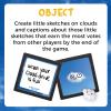 MindWare A Daily Cloud Family Game – Fun Drawing & Caption Card Game for Kids, Teens & Adults – Family Game Night, Boosts Creativity & Storytelling – Ages 8+, 3-6 Players, 25-Minute Gameplay