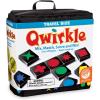 MindWare Qwirkle Strategy Games Pack of 2 – Travel Games Kit Includes Qwirkle Travel and Rummy – Ages 6 and Up