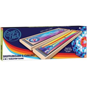 MindWare Grey Duck Shuffleboard Curling 2:1 Table Top Game