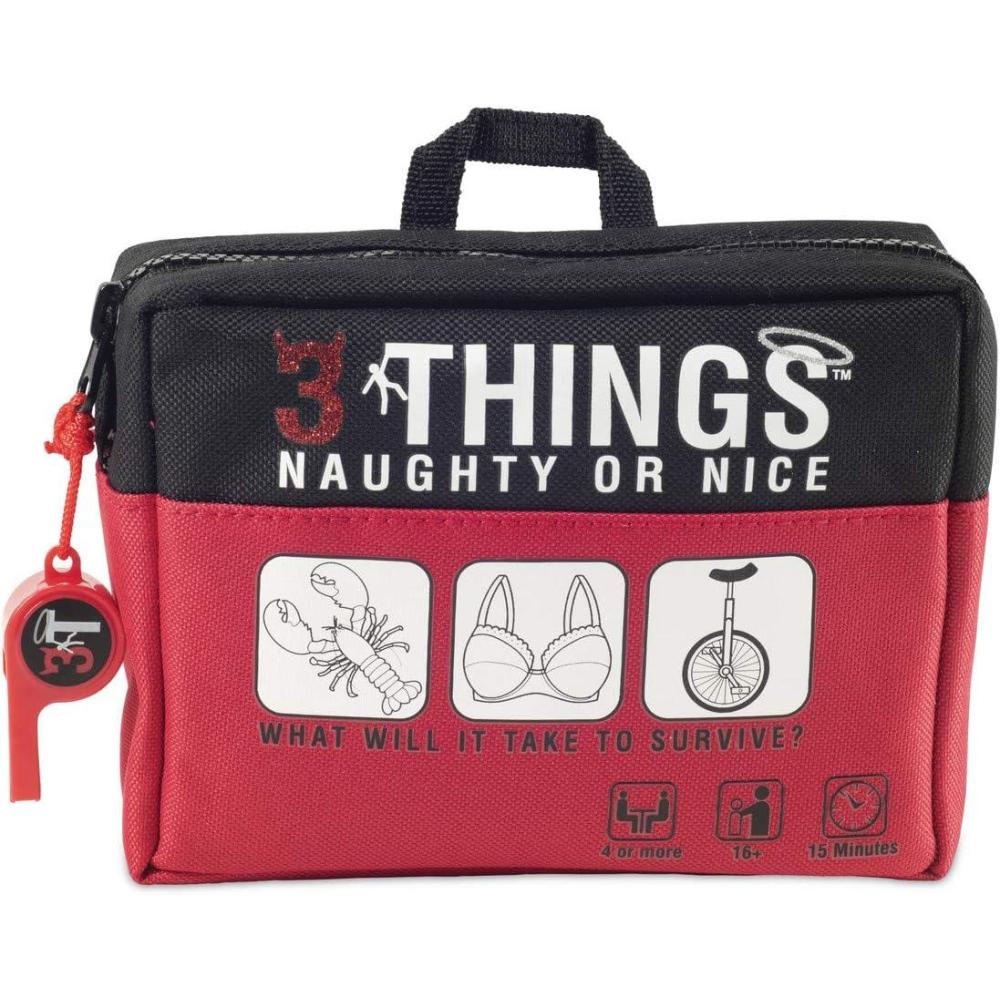 imageShenanigames Adult Party Games 3 Things Naughty amp Nice Bring Out The Best amp Worst in You Choose Your own Level of NSFW