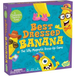 Peaceable Kingdom Best Dressed Banana Cooperative Board Game, Ideal for 2-4 Players Ages 4 and Up