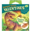 Peaceable Kingdom Dinosaur Tattoo Valentines Day Cards for Kids, 28 Card Pack with Envelopes – Great for School Parties
