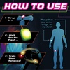 MindWare Flex Flash Reflex Training Game for Kids & Adults – Fast-Paced Reaction Speed Game with Wearable Light-Up Pads, 1–3 Players, Ages 6+