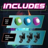 MindWare Flex Flash Reflex Training Game for Kids & Adults – Fast-Paced Reaction Speed Game with Wearable Light-Up Pads, 1–3 Players, Ages 6+