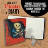 Peaceable Kingdom Pirates 6.25″ Lock and Key, Lined Page Diary for Kids