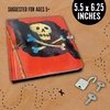Peaceable Kingdom Pirates 6.25″ Lock and Key, Lined Page Diary for Kids