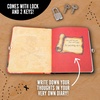 Peaceable Kingdom Pirates 6.25″ Lock and Key, Lined Page Diary for Kids