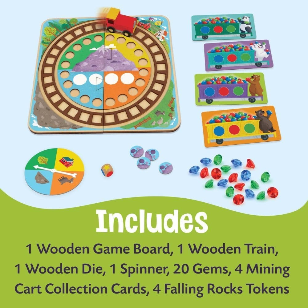 image:imagePeaceable Kingdom Round the Mountain Cooperative Board Game for Kids A cooperative game where players team up to win together for 24 players Ages 3