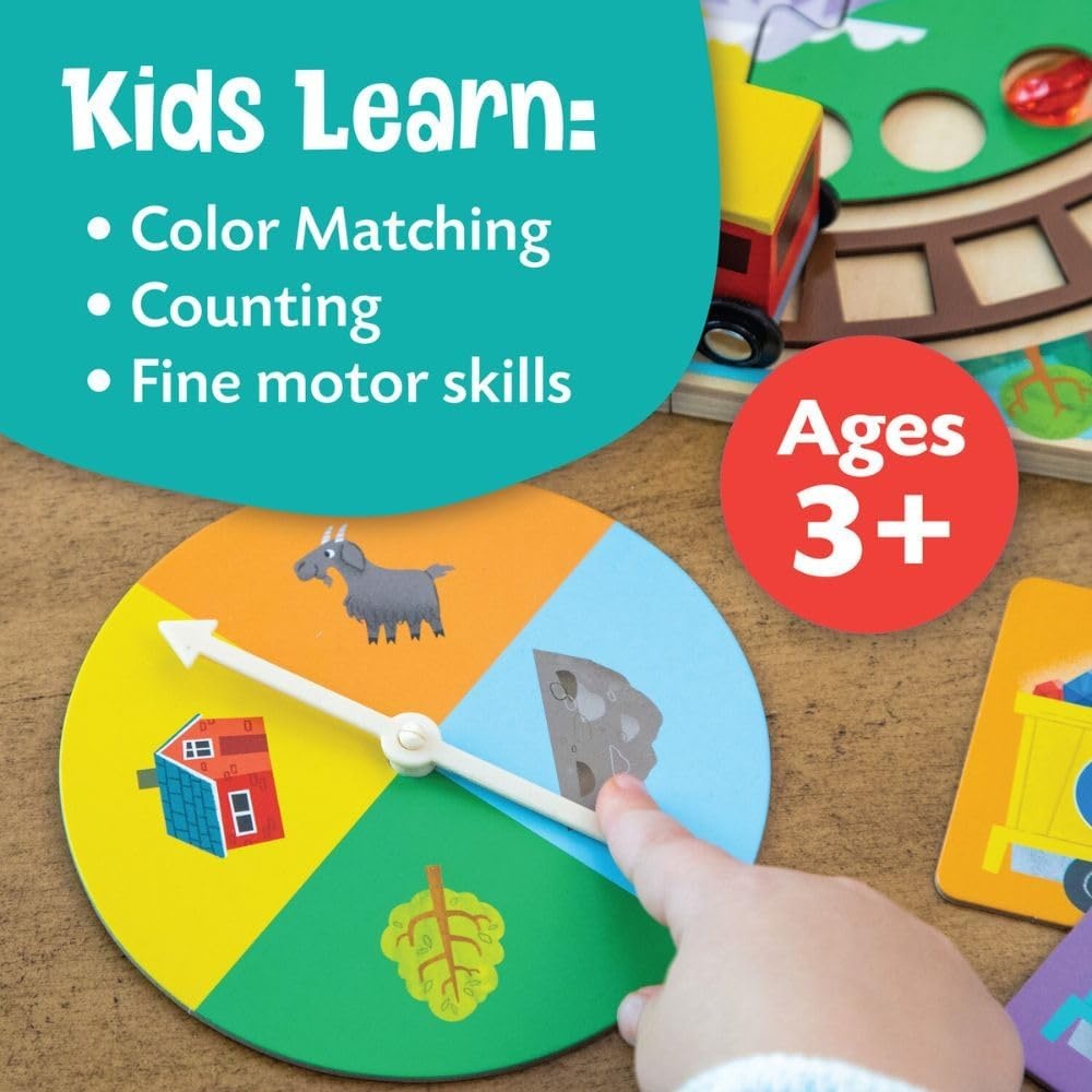 image:imagePeaceable Kingdom Round the Mountain Cooperative Board Game for Kids A cooperative game where players team up to win together for 24 players Ages 3