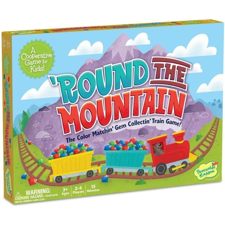 image:imagePeaceable Kingdom Round the Mountain Cooperative Board Game for Kids A cooperative game where players team up to win together for 24 players Ages 3