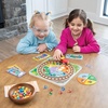 Peaceable Kingdom Round the Mountain Cooperative Board Game for Kids | A cooperative game where players team up to win together, for 2-4 players. Ages 3+.