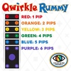 MindWare Qwirkle Rummy Color Blind-Friendly Edition- Easy to Play for Color-Vision-impaired-Family Favorite Card Game Twist on Qwirkle – Fun Brain Challenge – Kids & Adults Strategy – 2-4 Players